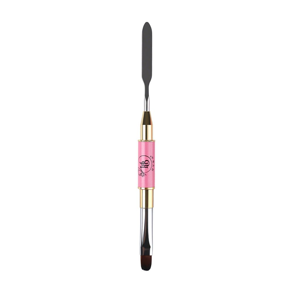 15 - A HYBRID Gel Dual Brush + Spatula - HYBA BEAUTY