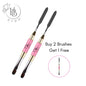 15 HYBRID Gel Dual Brush + Spatula - HYBA BEAUTY