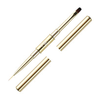 16 BUILDER APPLICATION Dual Brush and Liner (GOLD) - HYBA BEAUTY
