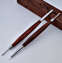 18 Molding Gel Dual Brush + Metal Tip - HYBA BEAUTY