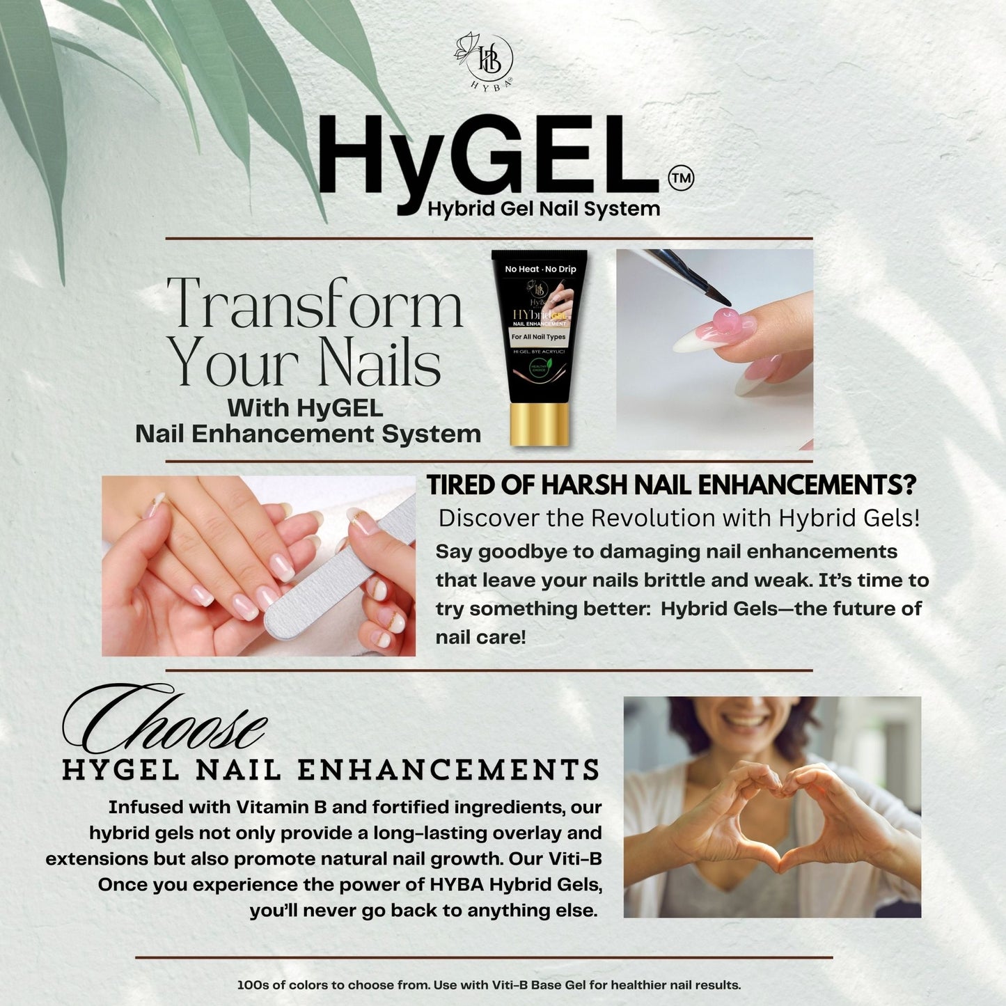 Hybrid Gel - HyGEL 60ml / PF12 - Love is Fair Pink - HYBA BEAUTY