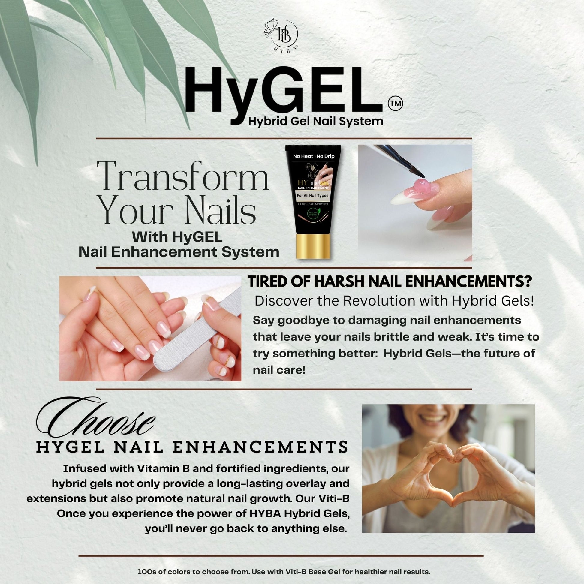 Hybrid Gel - HyGEL 60ml / PF12 - Love is Fair Pink - HYBA BEAUTY