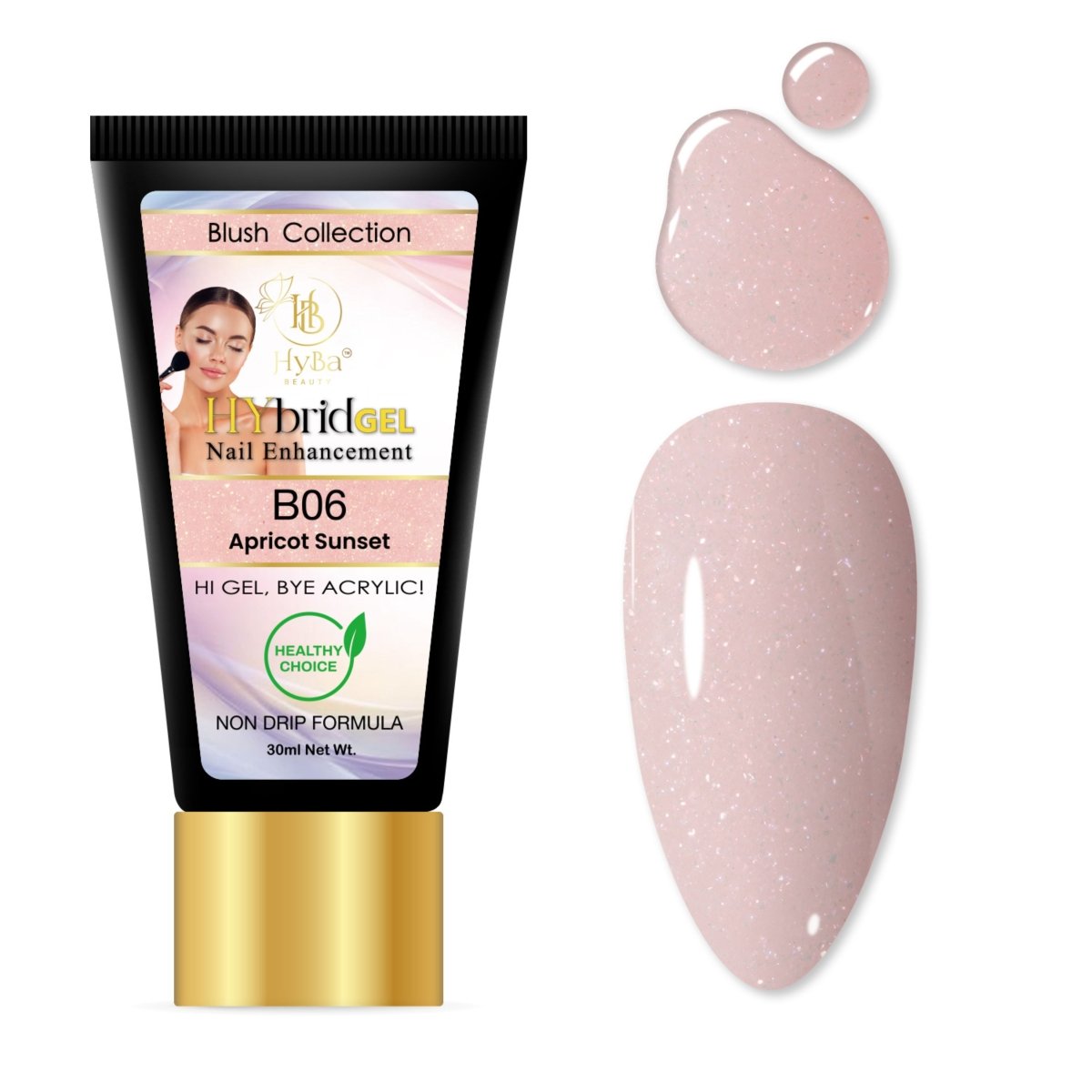 2 BLUSH Collection - Hybrid HyGEL™ Nail System - HYBA BEAUTY