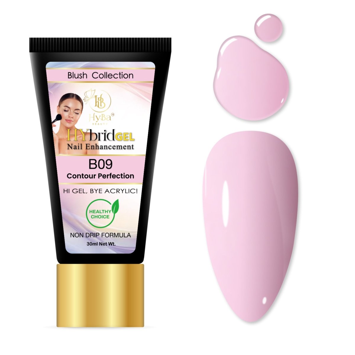 2 BLUSH Collection - Hybrid HyGEL™ Nail System - HYBA BEAUTY