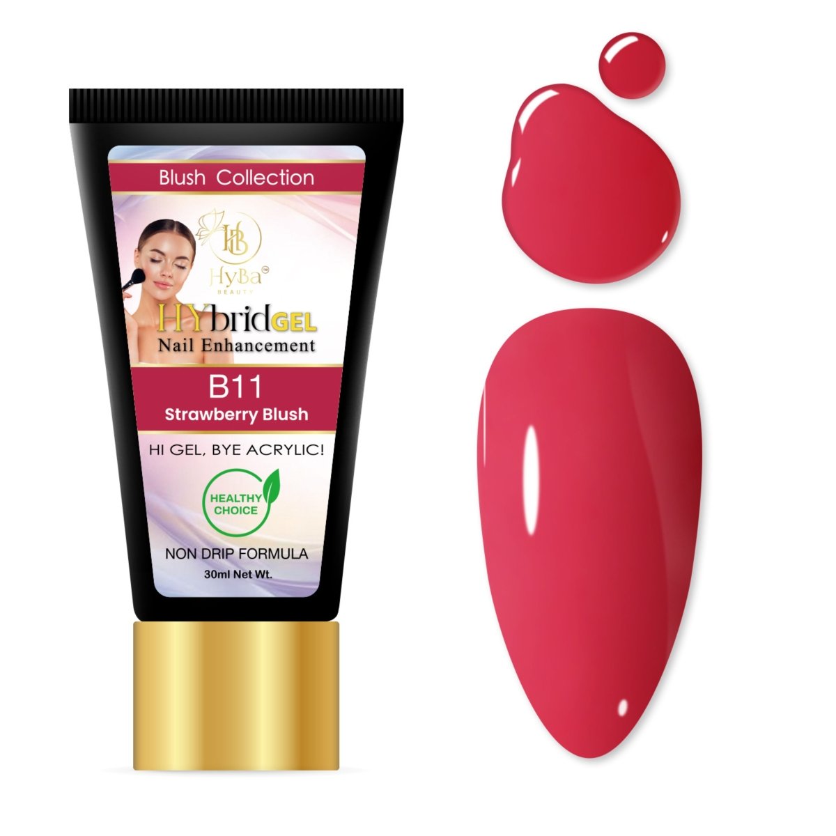 2 BLUSH Collection - Hybrid HyGEL™ Nail System - HYBA BEAUTY