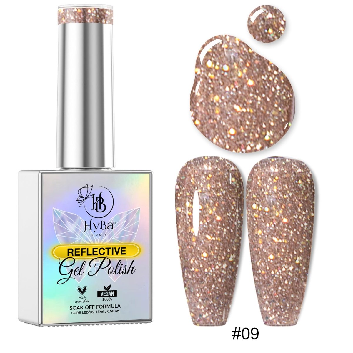 2 MOANA DIAMOND Collection - 12 colors - HYBA BEAUTY