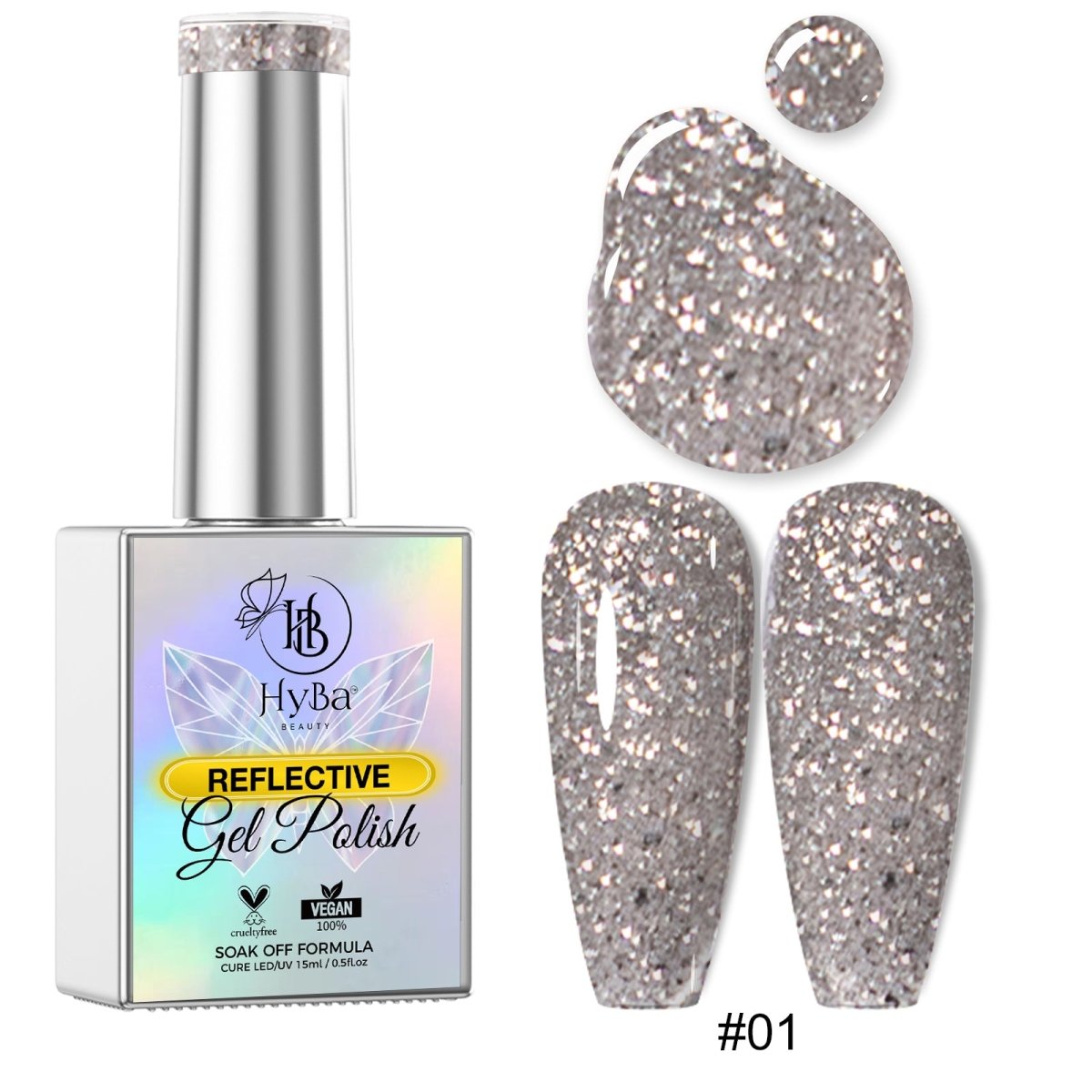2 MOANA DIAMOND Collection - 12 colors - HYBA BEAUTY