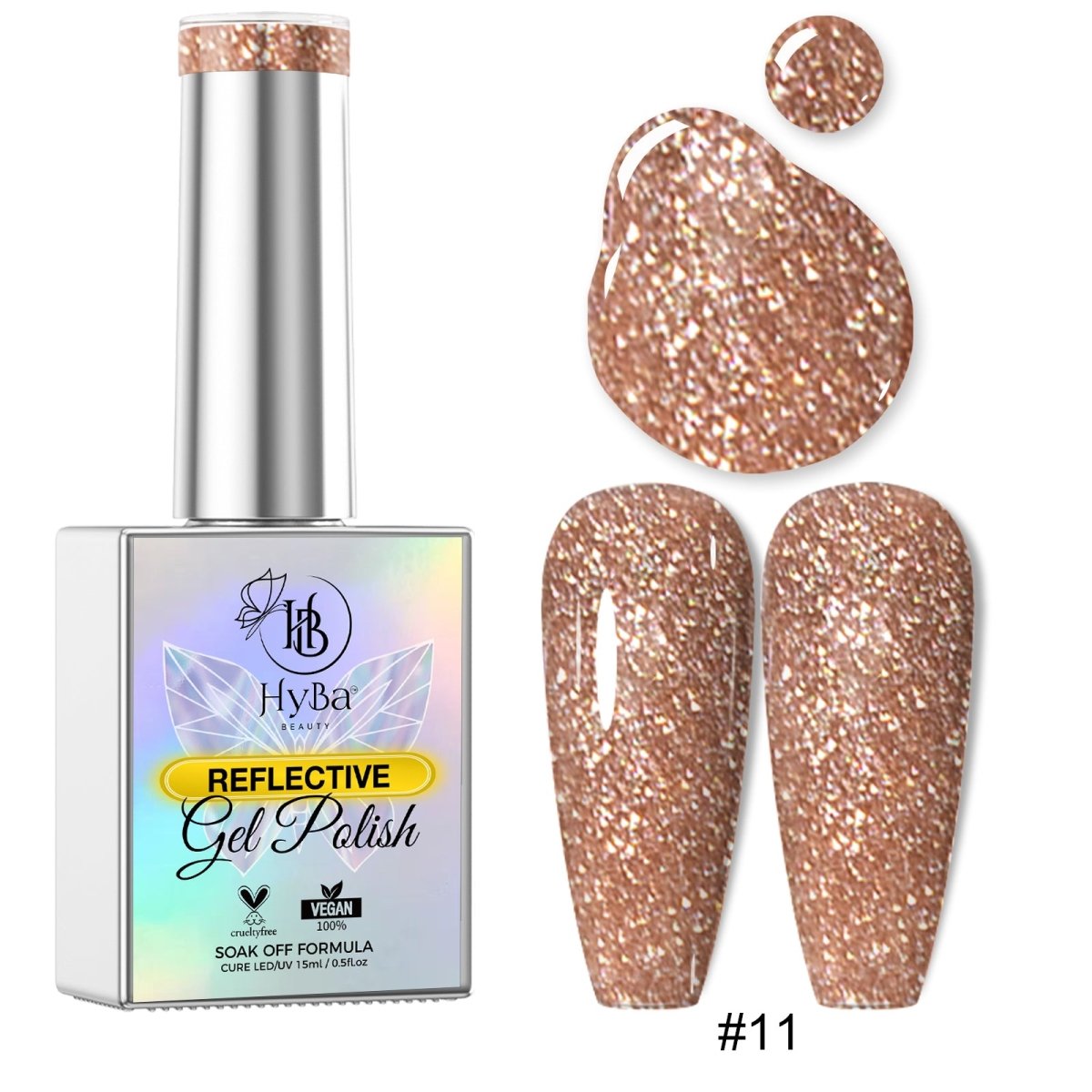 2 MOANA DIAMOND Collection - 12 colors - HYBA BEAUTY