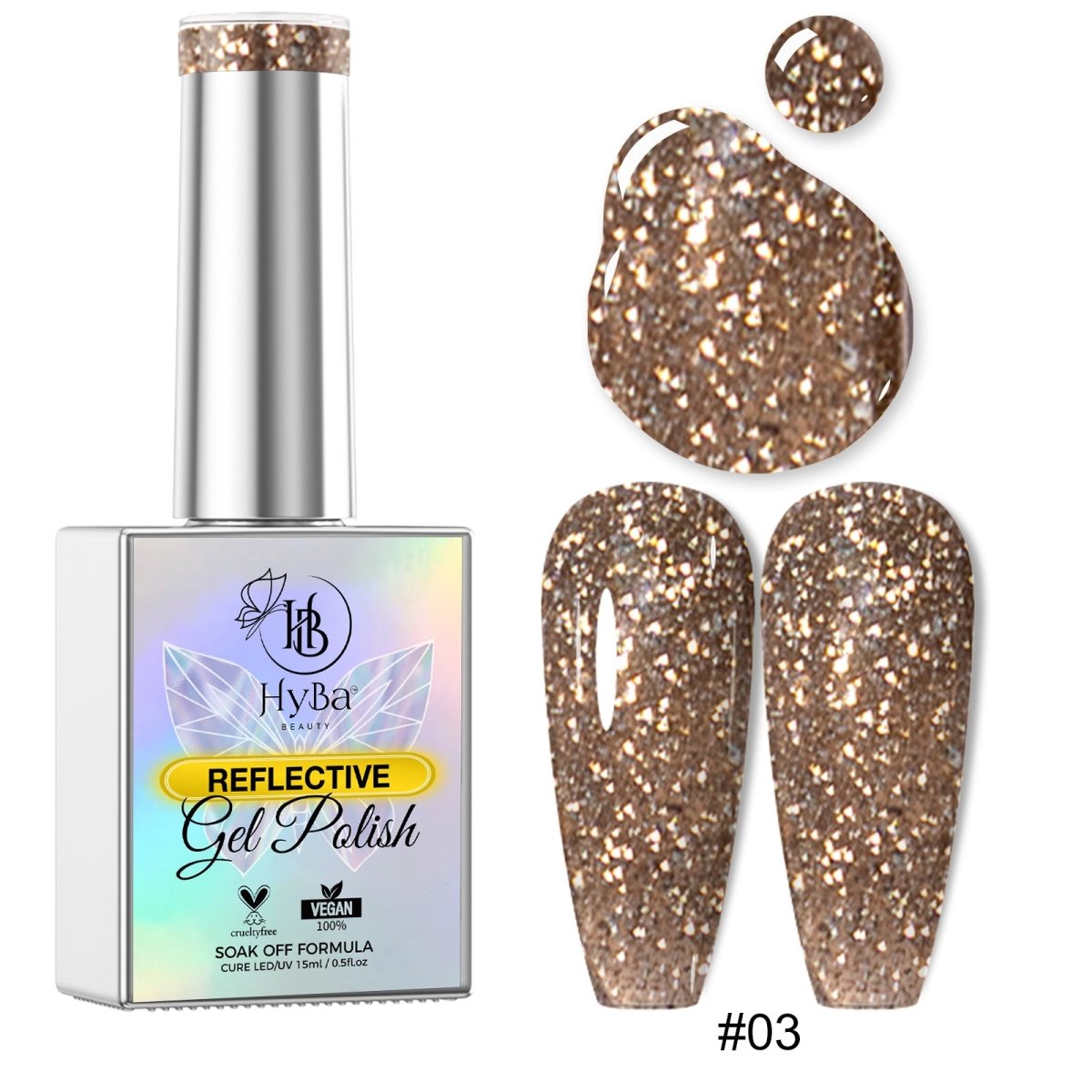 2 MOANA DIAMOND Collection - 12 colors - HYBA BEAUTY
