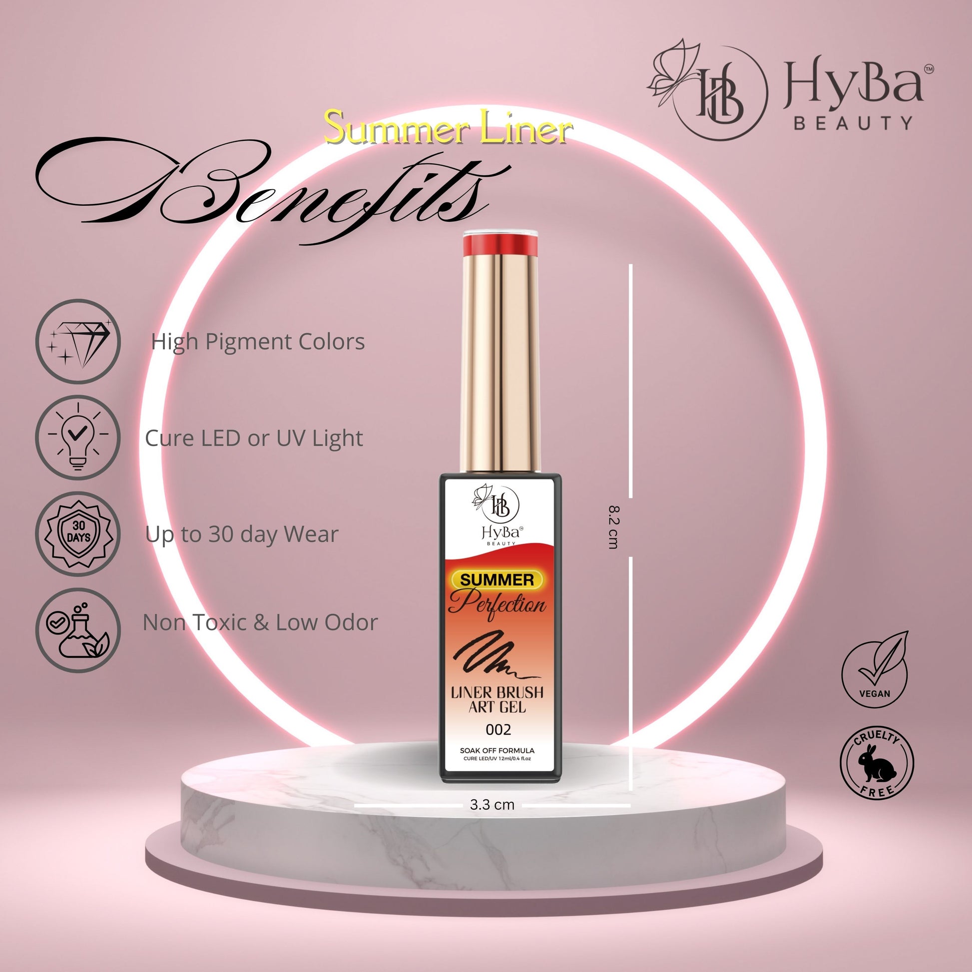SUMMER Gel Liner Set / 24 colors - HYBA BEAUTY