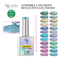 3 CINDERELLA DIAMOND Gel Collection - 12 Colors - HYBA BEAUTY