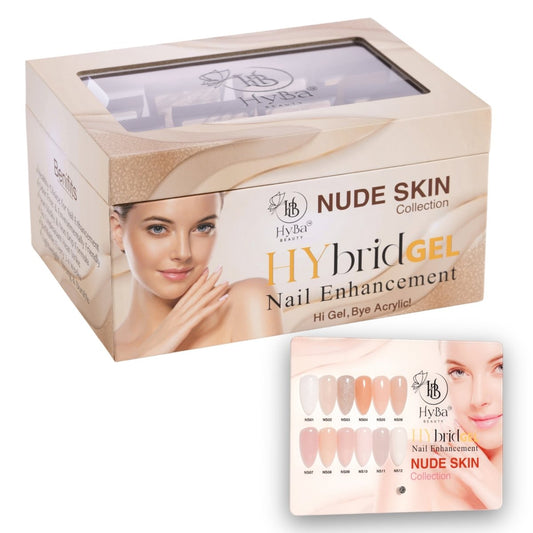 3 NUDE SKIN COLLECTION - Hybrid HyGEL™ Nail System - HYBA BEAUTY
