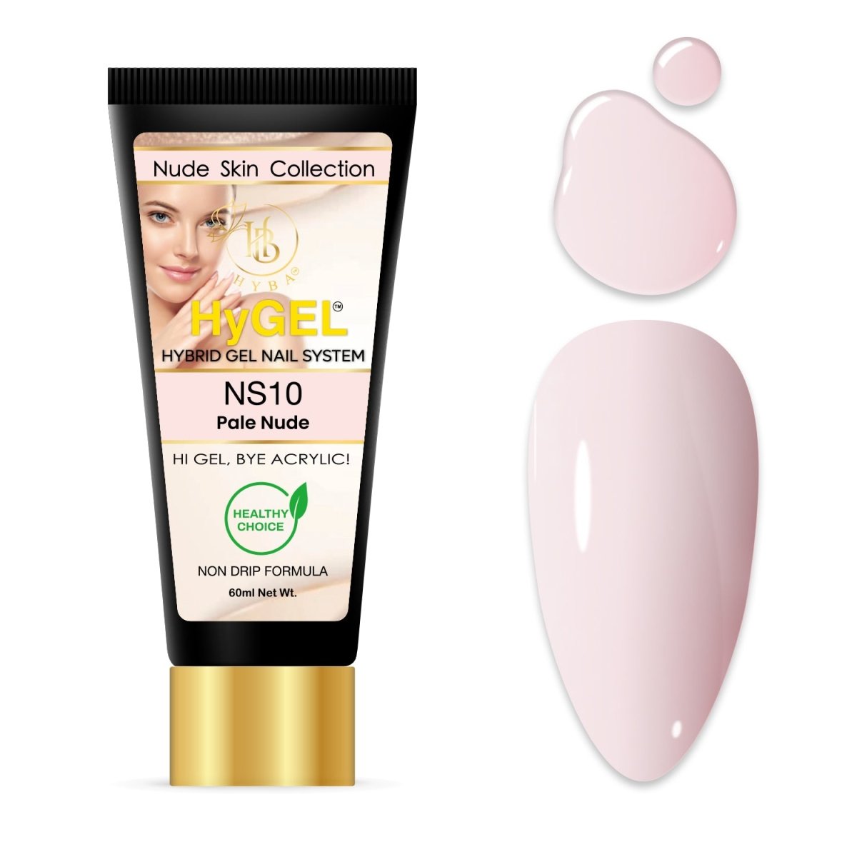 3 NUDE SKIN HyGEL COLLECTION - SINGLE 60ml Listing - HYBA BEAUTY