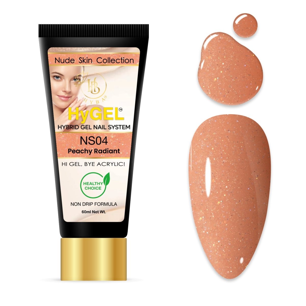 3 NUDE SKIN HyGEL COLLECTION - SINGLE 60ml Listing - HYBA BEAUTY