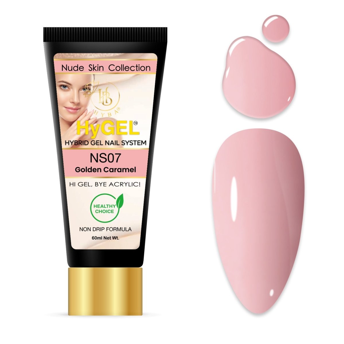 3 NUDE SKIN HyGEL COLLECTION - SINGLE 60ml Listing - HYBA BEAUTY