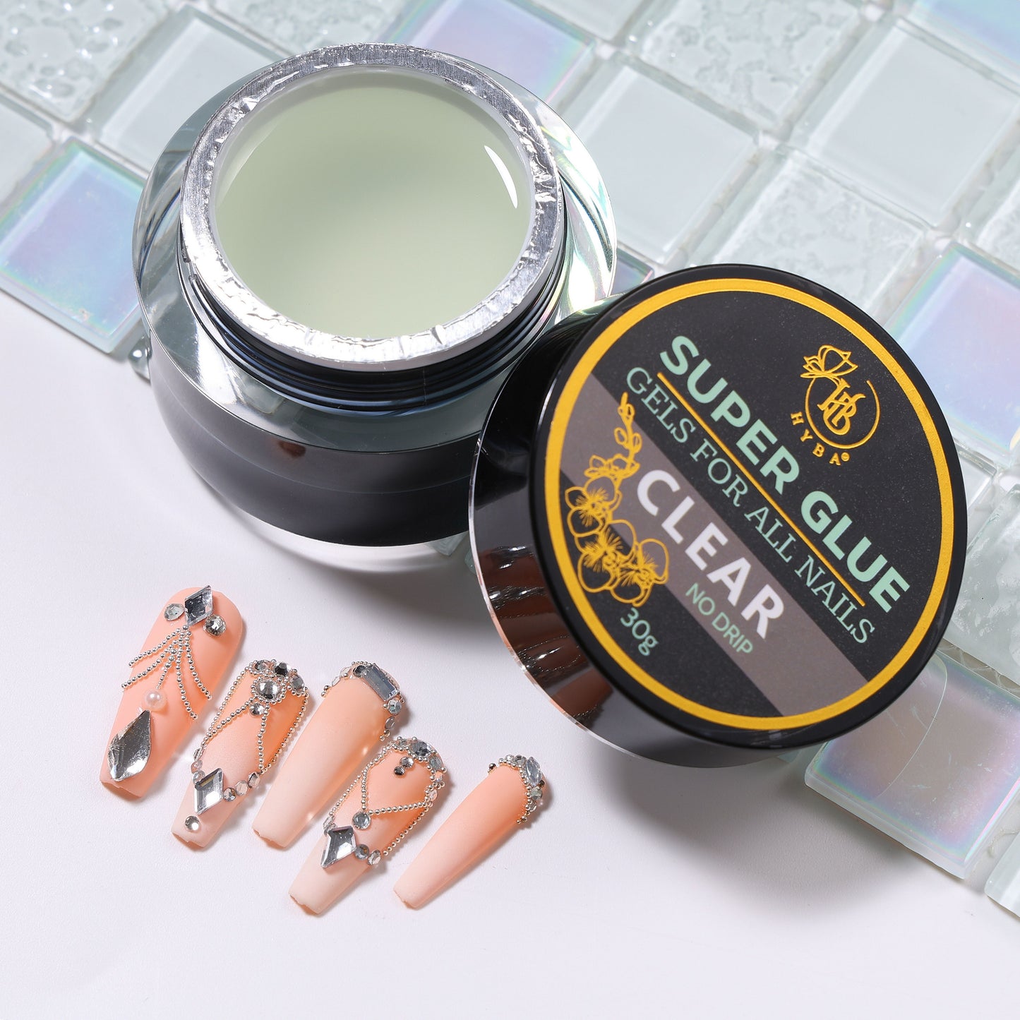 SUPER GLUE - Nail Art Adhesive Gel 30ml (Clear)