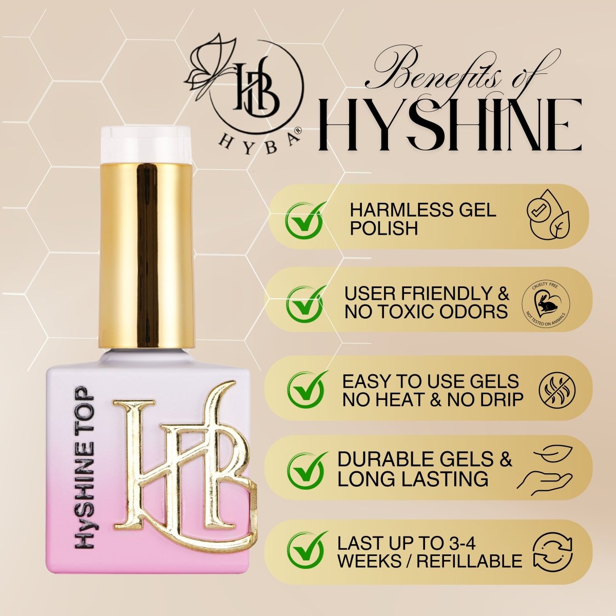 #4 MASQUERADE Box Set - HyGEL® Hybrid Gel Nail System - HYBA BEAUTY