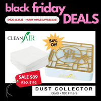 BLACK FRIDAY SALE - DUST COLLECTOR (GOLD OR SILVER) 54% OFF