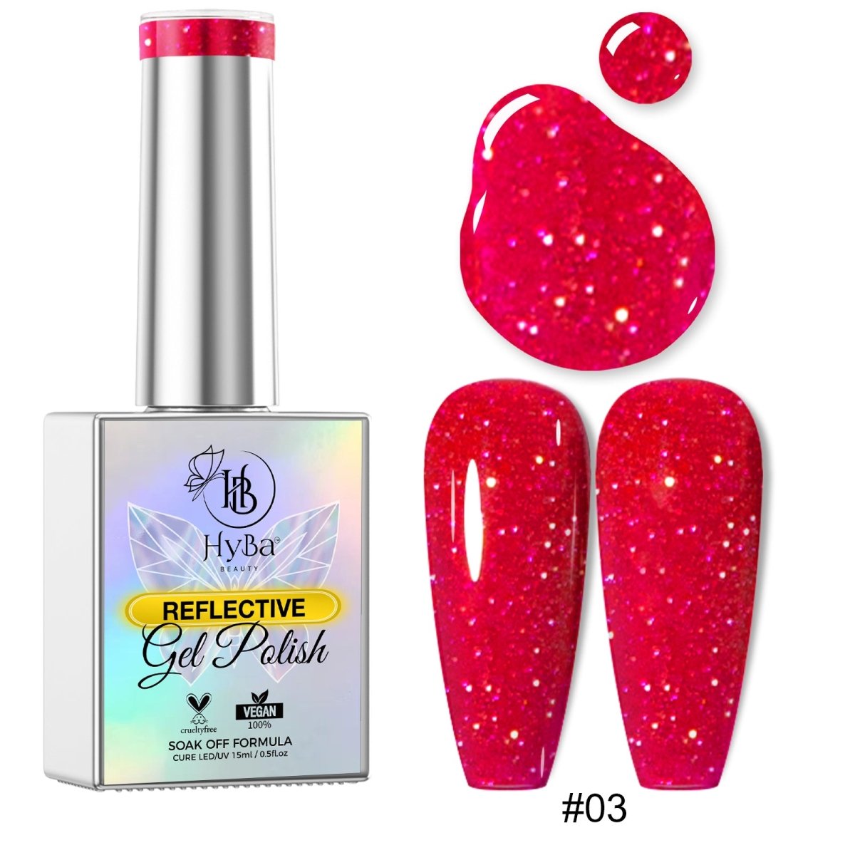 5 BARBIE DIAMOND Collection - 12 colors - HYBA BEAUTY
