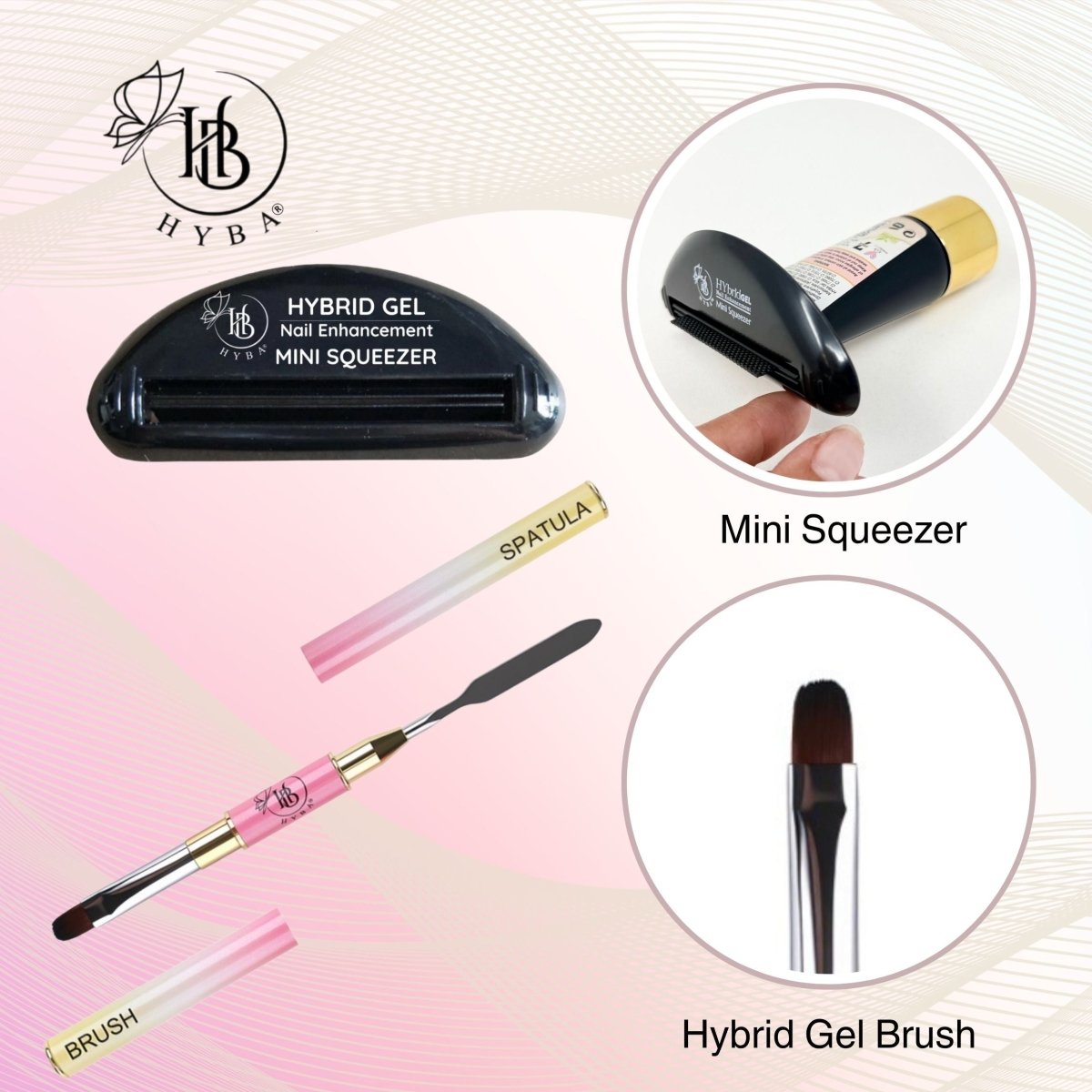 5 DISCO CONFETTI Box Set - HyGEL® Hybrid Gel Nail System - HYBA BEAUTY