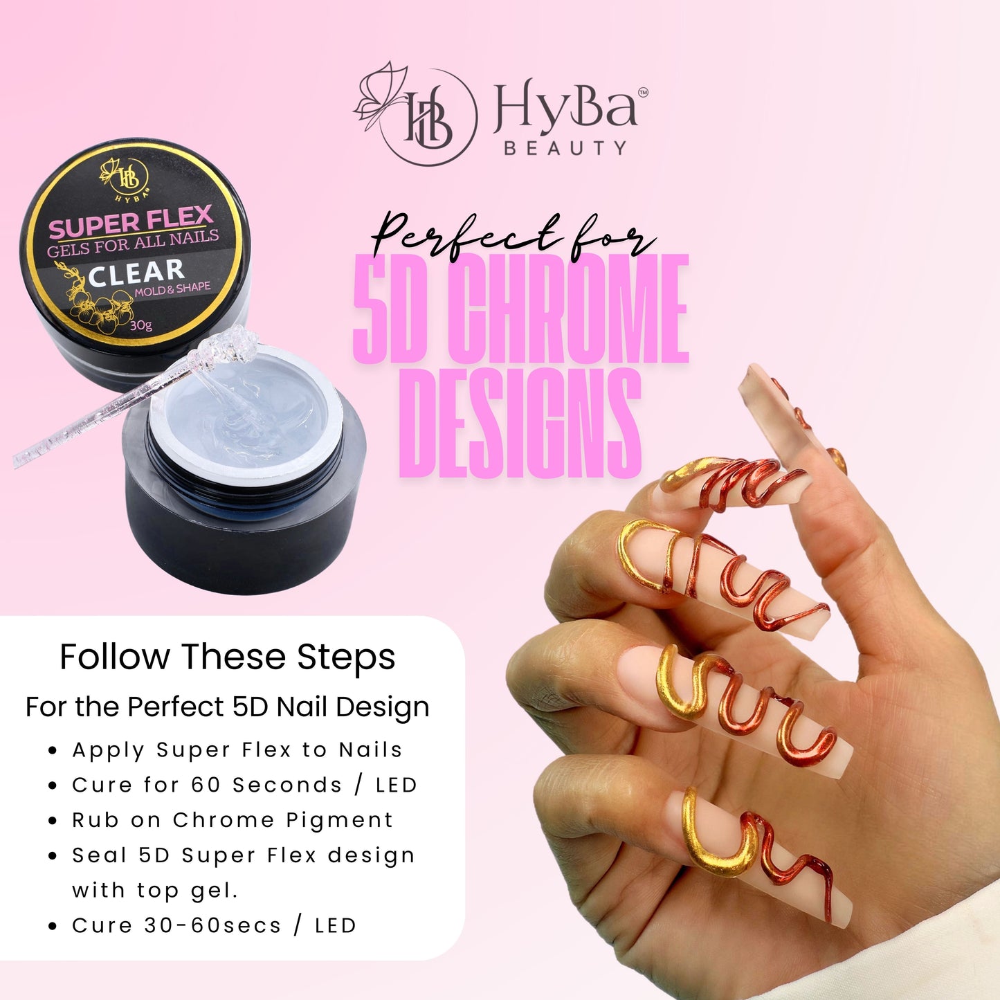 NEW! CREATIVE GEL TRIO Collection (3 pcs set) / Builder, Molding  & Glue Gels