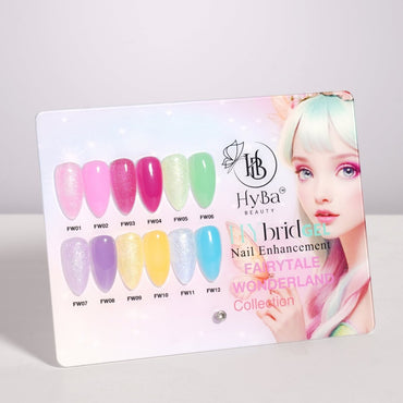 6 FAIRYTALE WONDERLAND Collection - Hybrid HyGEL™ Nail System - HYBA BEAUTY
