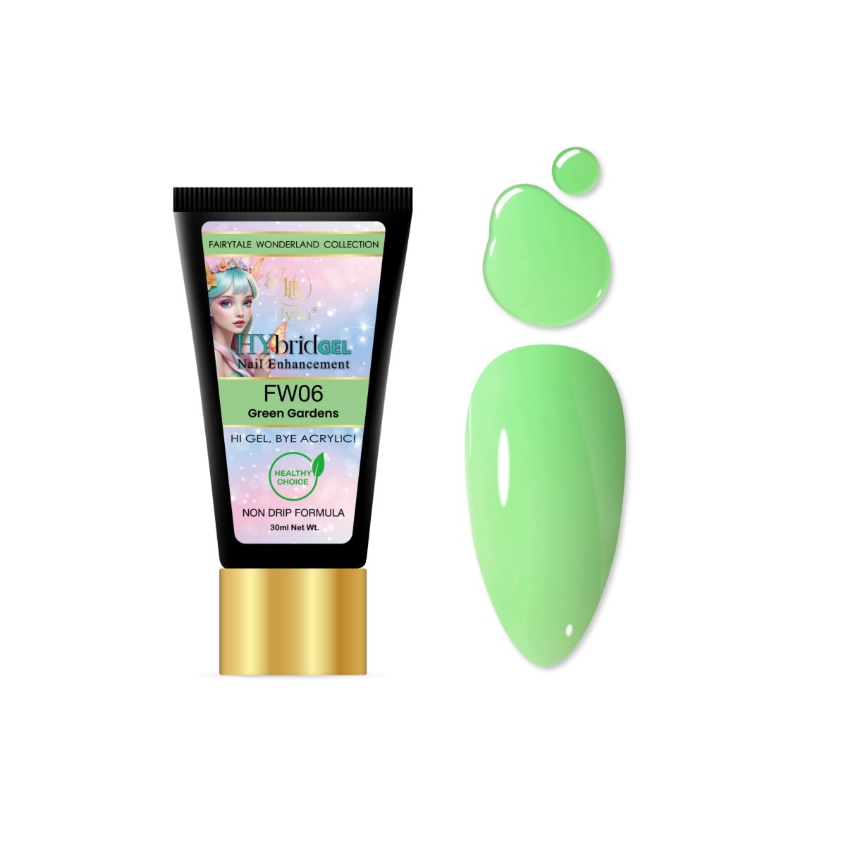 6 FAIRYTALE WONDERLAND Collection - Hybrid HyGEL™ Nail System - HYBA BEAUTY