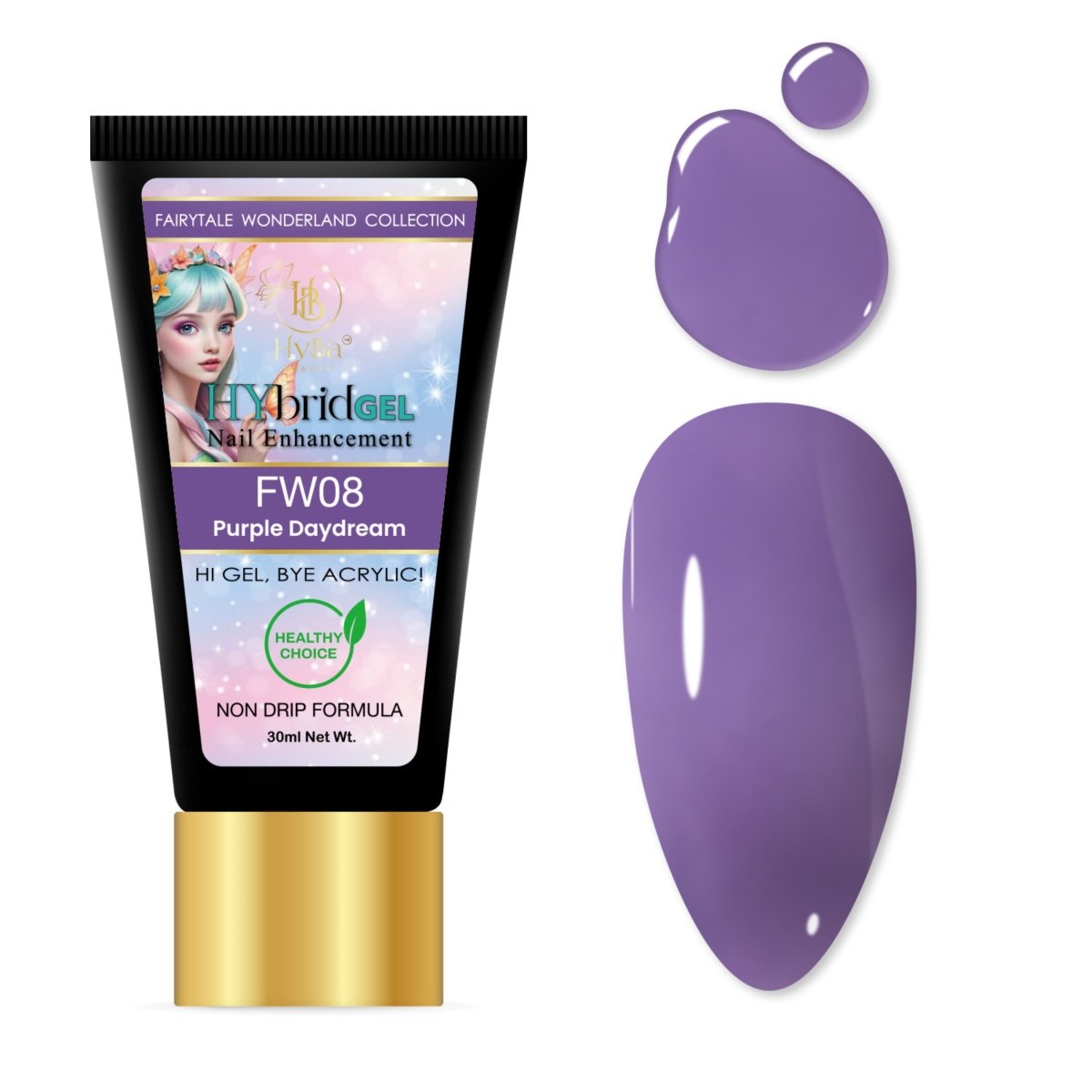 6 FAIRYTALE WONDERLAND Collection - Hybrid HyGEL™ Nail System - HYBA BEAUTY