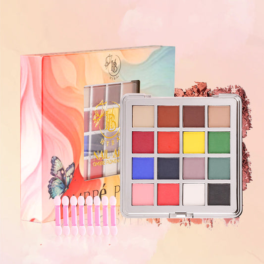 OMBRé Pressed Pigment Powder Palette - 16 Colors Set