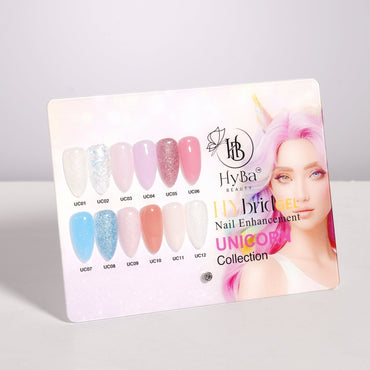 8 UNICORN Collection - HyGEL™ Hybrid Gel Nail System - HYBA BEAUTY