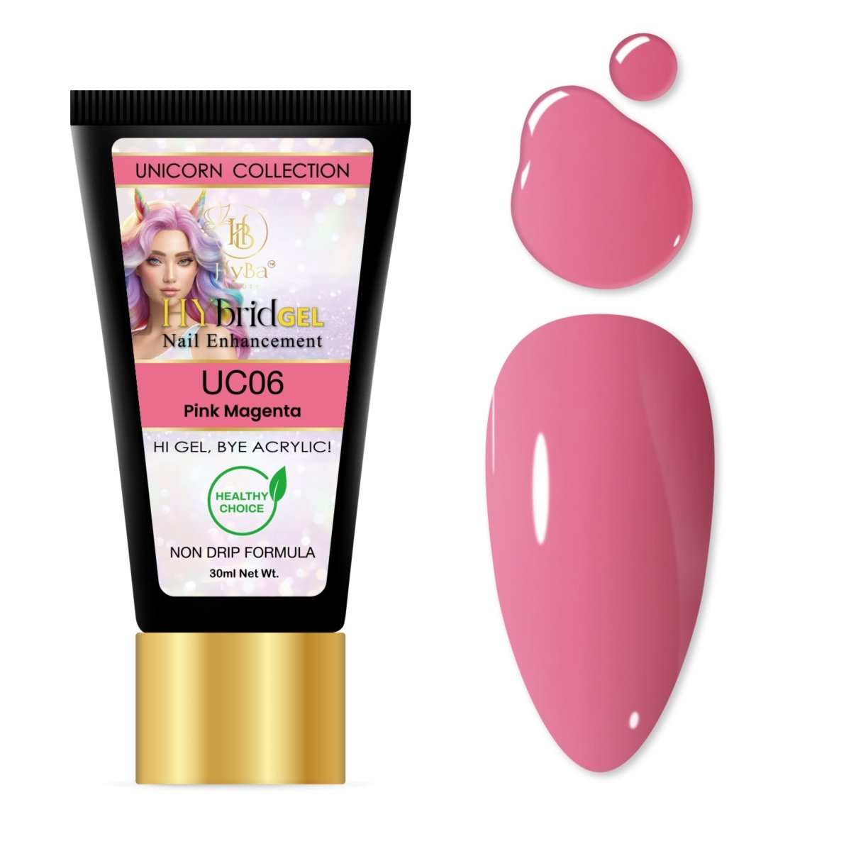 8 UNICORN Collection - HyGEL™ Hybrid Gel Nail System - HYBA BEAUTY