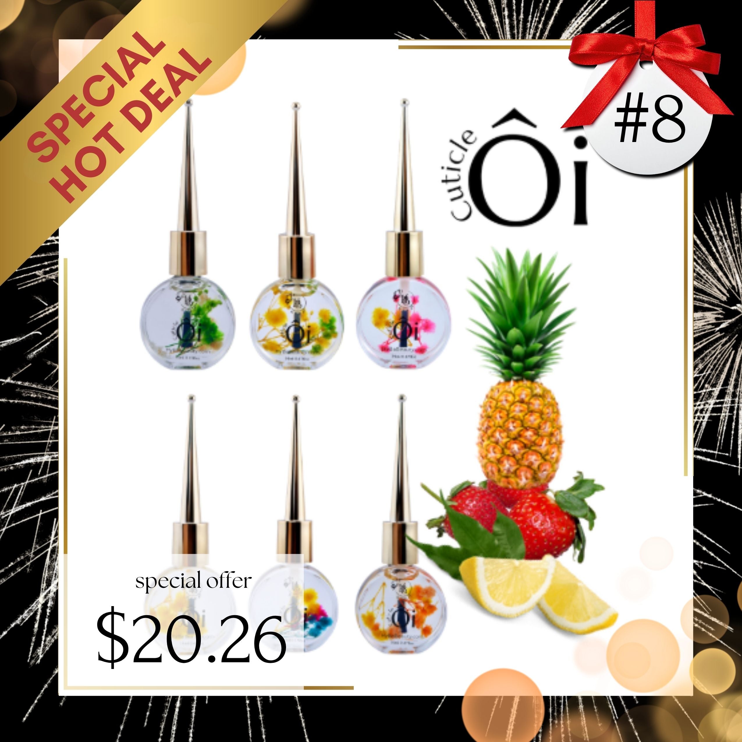 DEAL #8- 6 Fruit Cuticle Oil