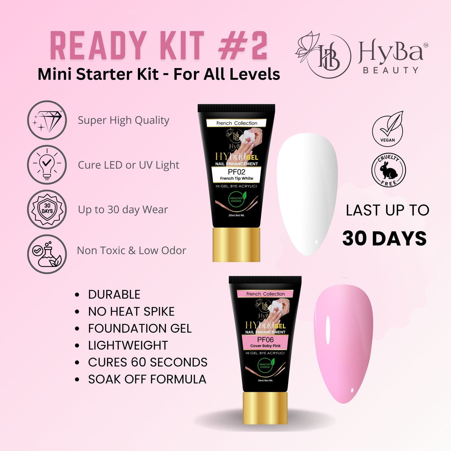 HYGEL HYBRID GEL NAIL SYSTEM - READY Kit #2