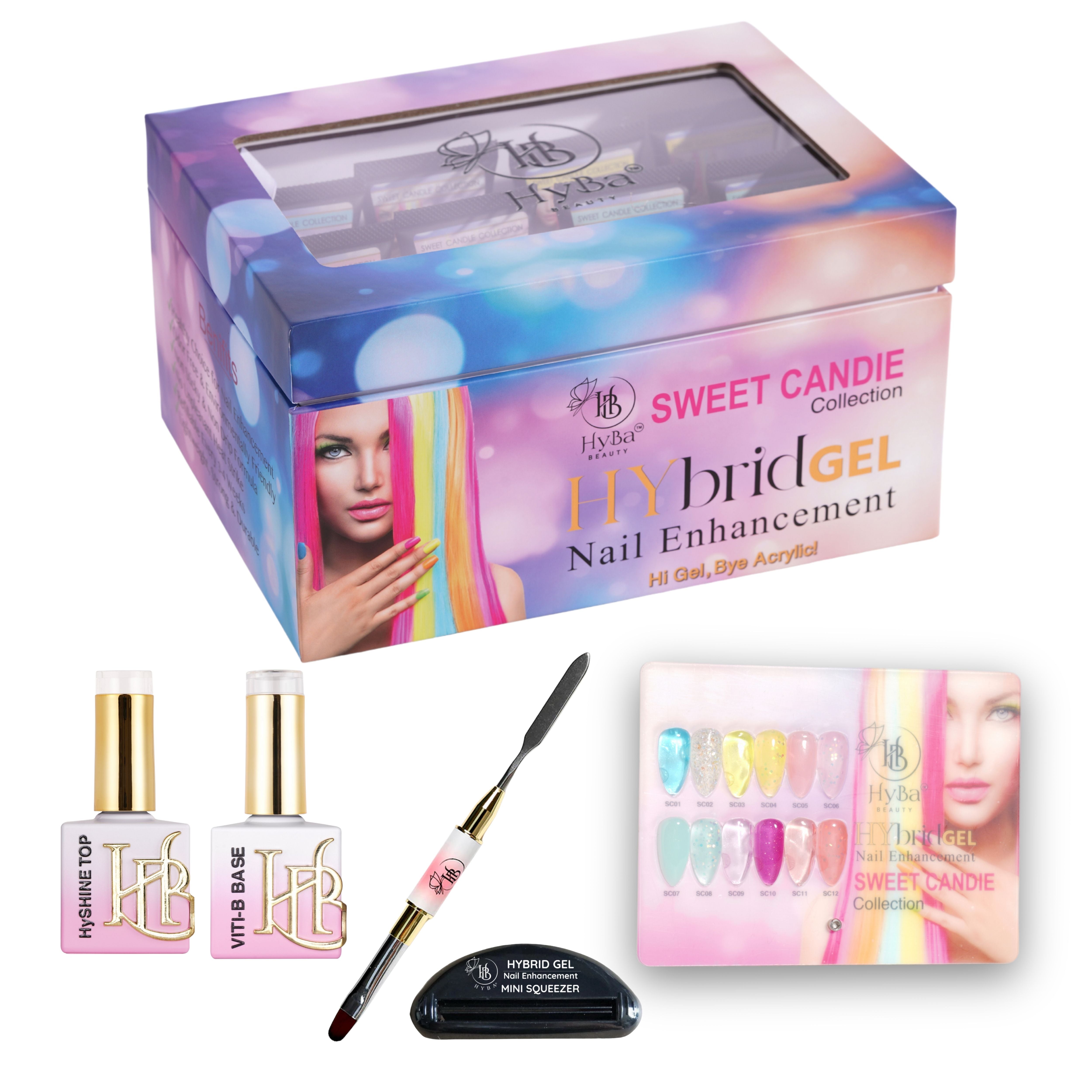 #9 SWEET CANDIE Box Set - HyGEL® Hybrid Gel Nail System