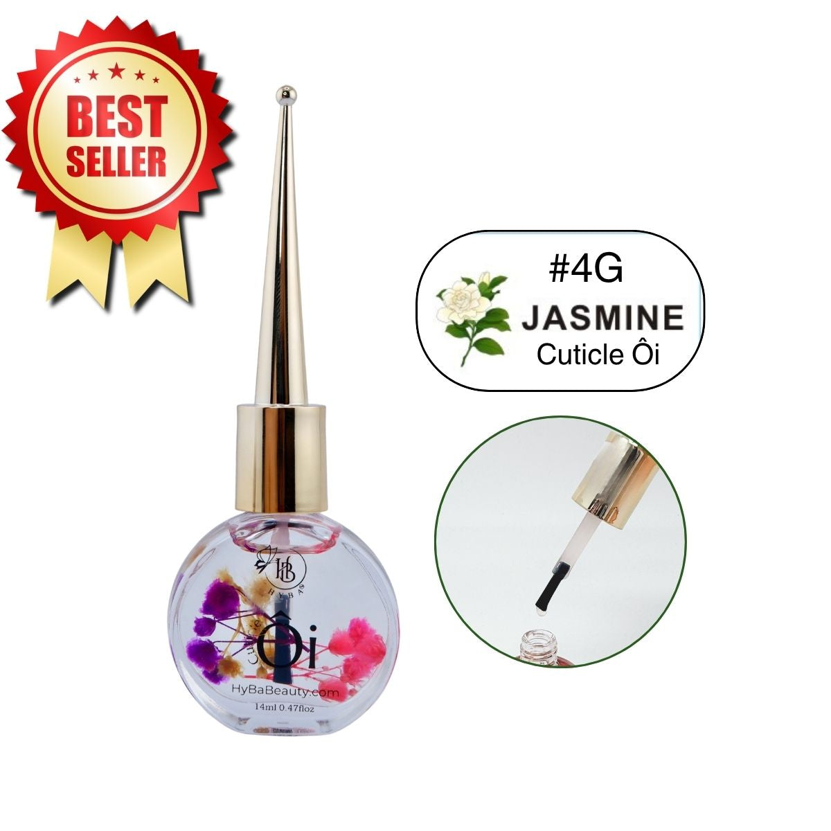 Jasmine - Essential Cuticle Moisturizing Oils with Vitamin E - (Single listing) 14ml