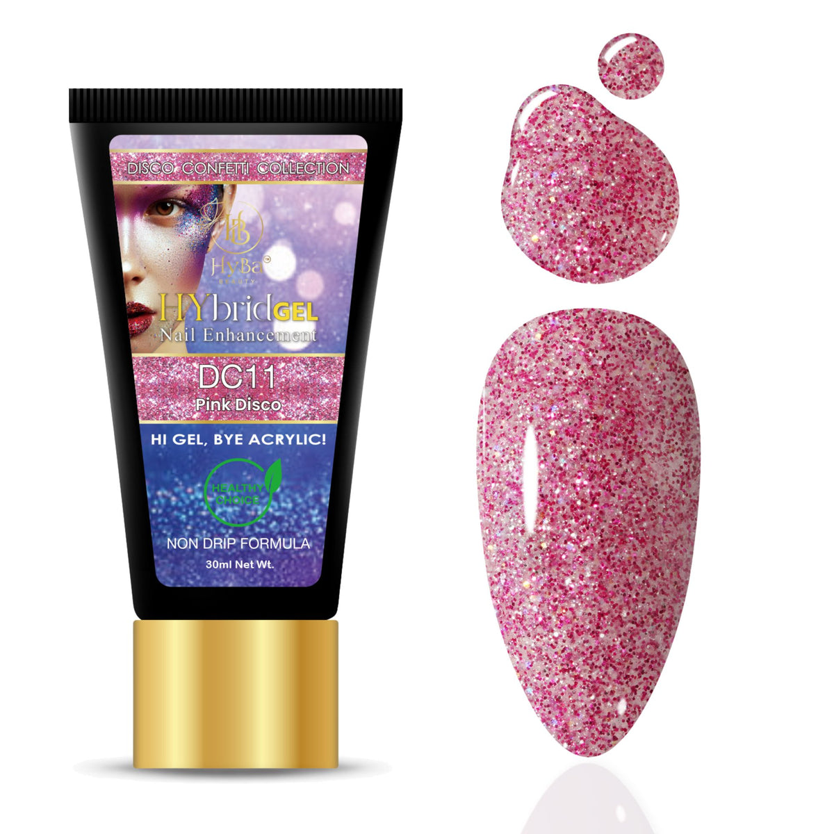 Hybrid Gel - HyGEL® 30ml  / #DC11 Pink Disco