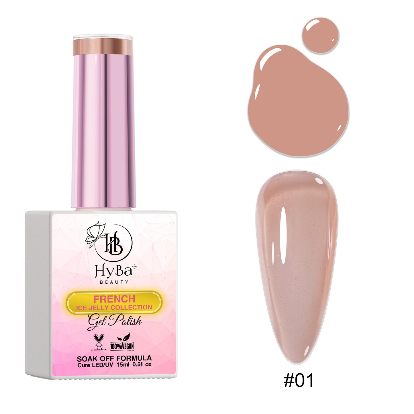 ICE JELLY FRENCH Collection - PINK Shades