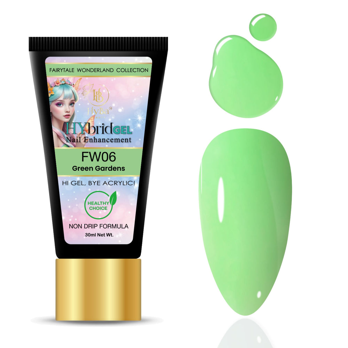 Hybrid Gel - HyGEL® 30ml  / #FW06 Green Gardens