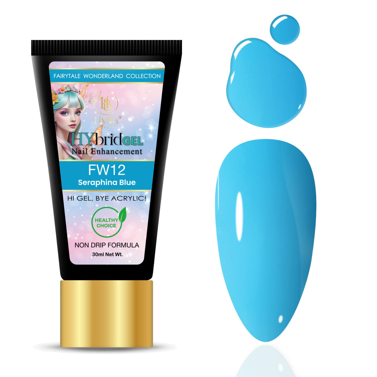 Hybrid Gel - HyGEL® 30ml  / #FW12 Seraphina Blue