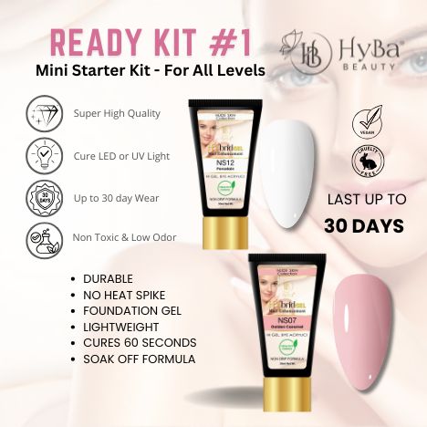 Hybrid HyGEL™ Nail System  - #3 NUDE SKIN COLLECTION