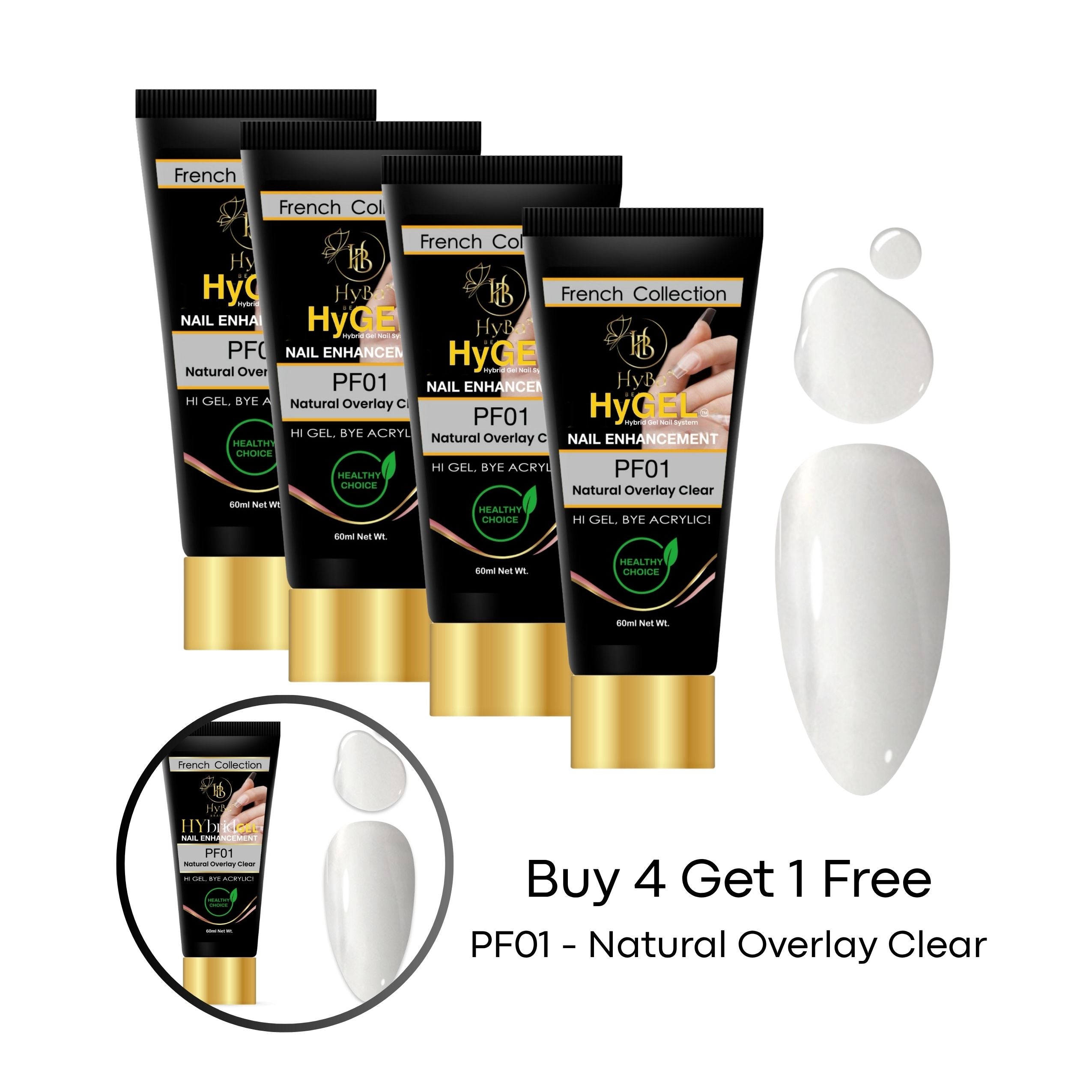 Hybrid Gel - HyGEL CLEAR 60ml - Buy 4 Get 1 Free