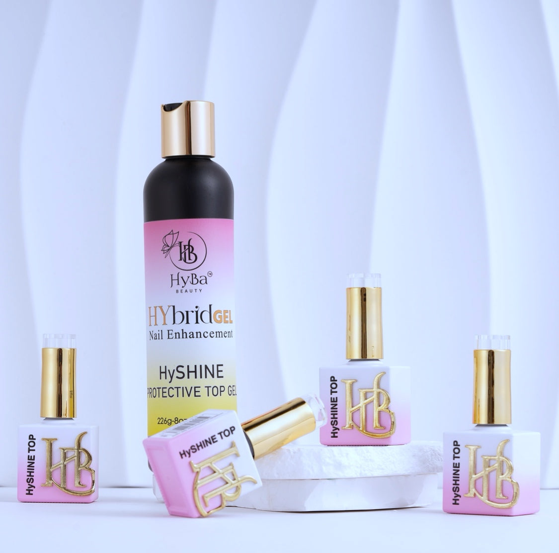 HYBRID HyShine Top Gel - REFILL KIT - HYBA BEAUTY