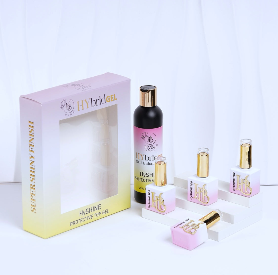 HYBRID HyShine Top Gel - REFILL KIT - HYBA BEAUTY