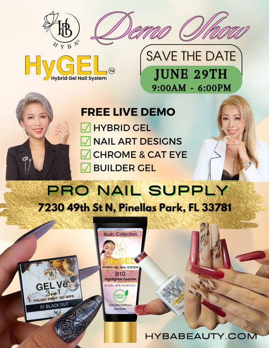 June 29, 2025 / TAMPA, FL - PRO NAIL SUPPLY / Free Nail Demo Shows