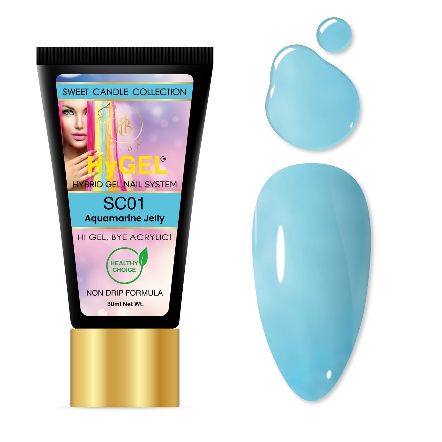 9 SWEET CANDIE Collection - Hybrid HyGEL™ Nail System