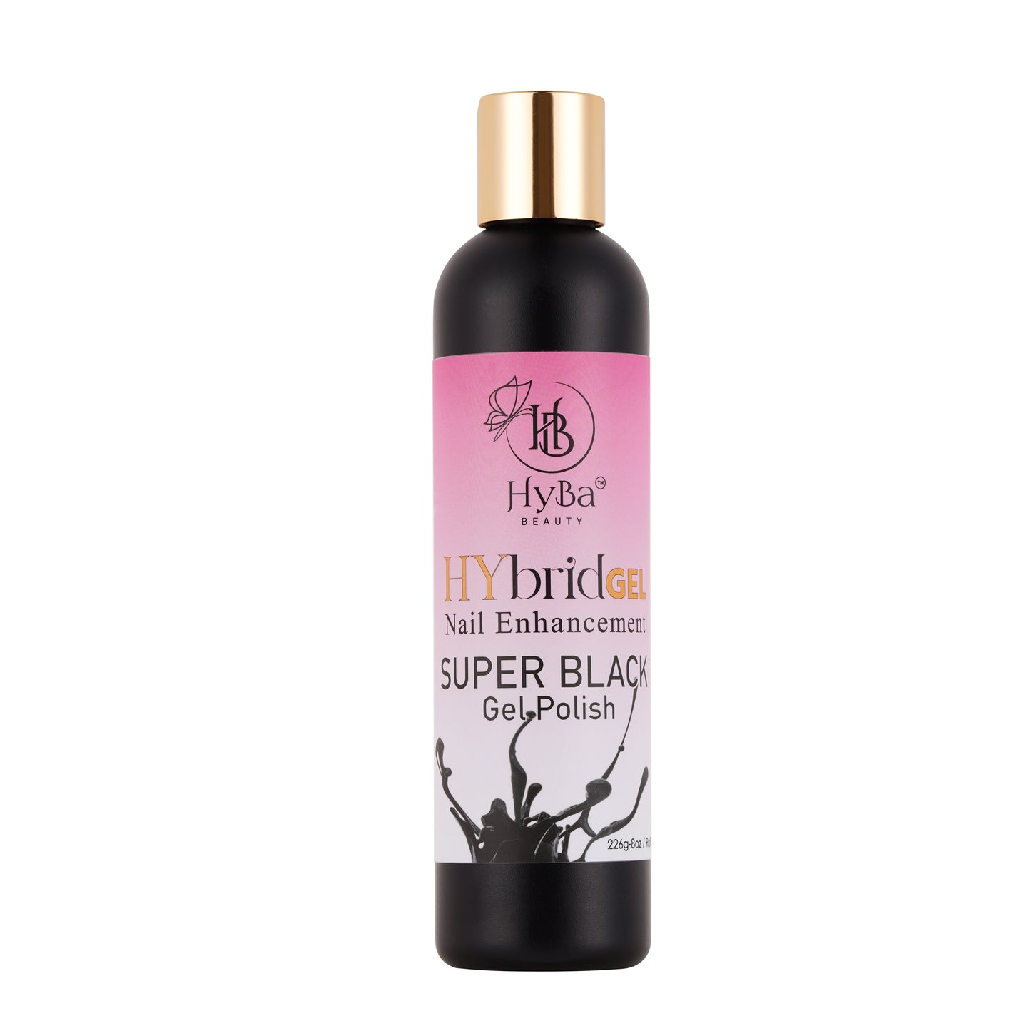 HYBRID SUPER BLACK Gel Polish - REFILL KIT - HYBA BEAUTY