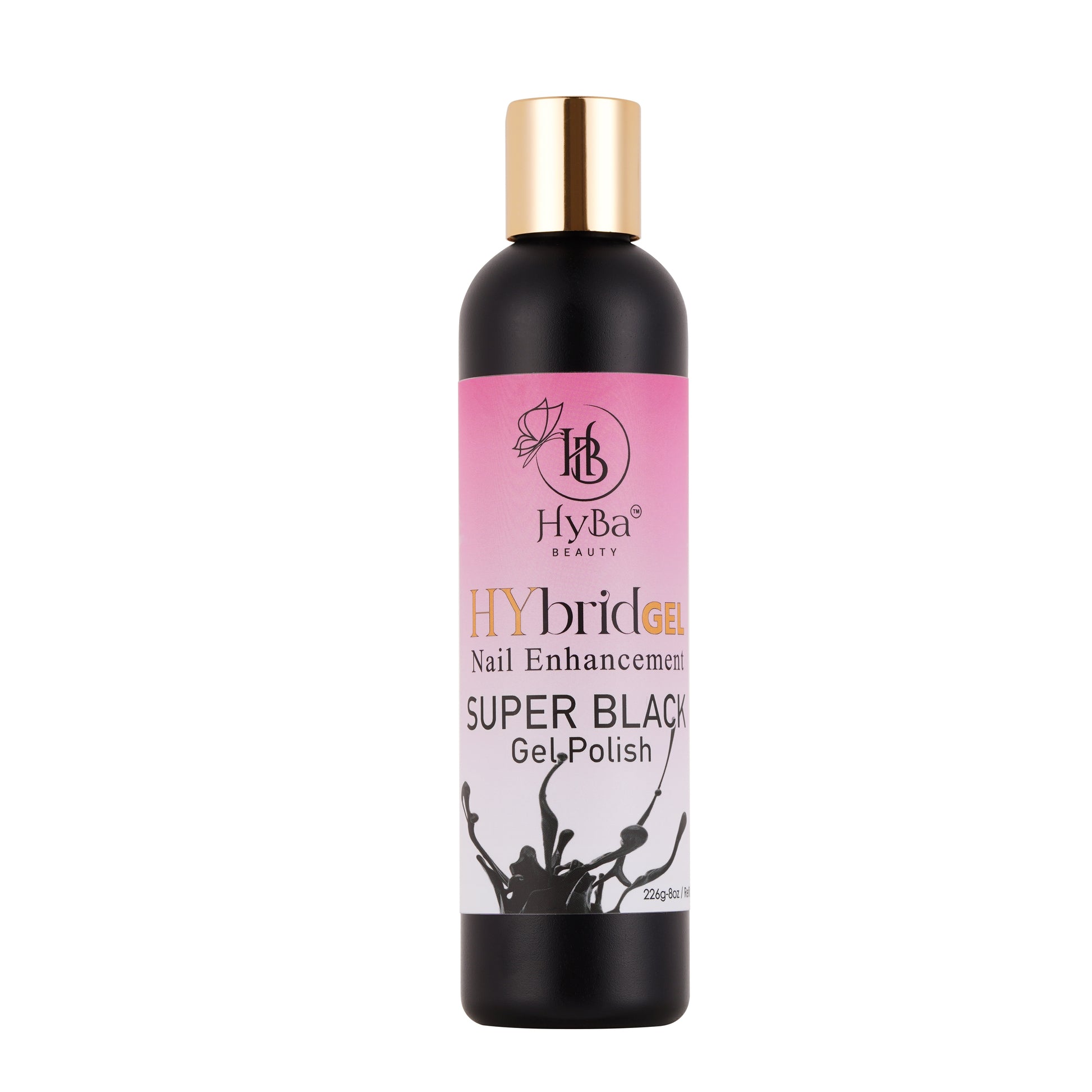 HYBRID SUPER BLACK Gel Polish - REFILL KIT - HYBA BEAUTY