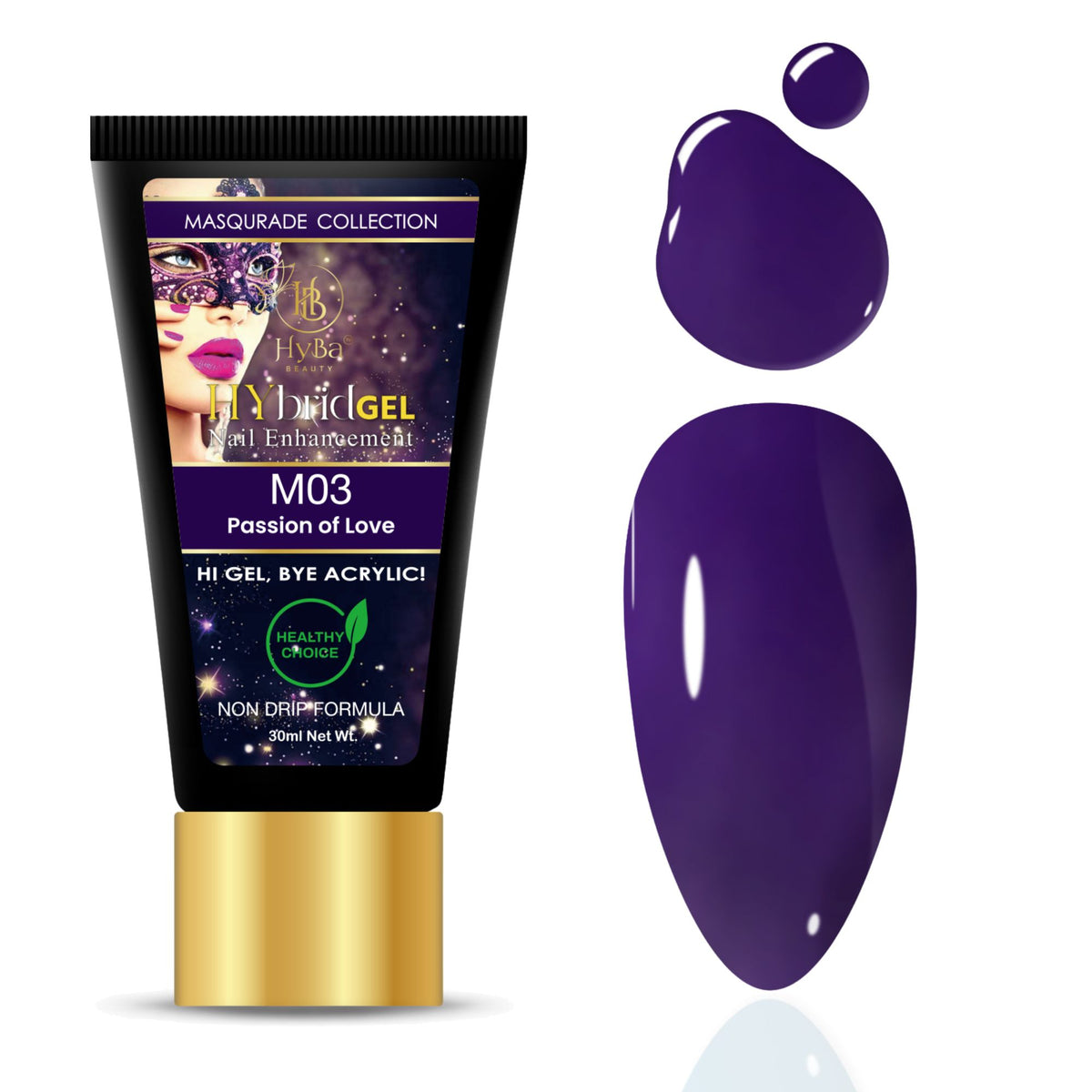 Hybrid Gel - HyGEL® 30ml  / #M03 Passion Of Love