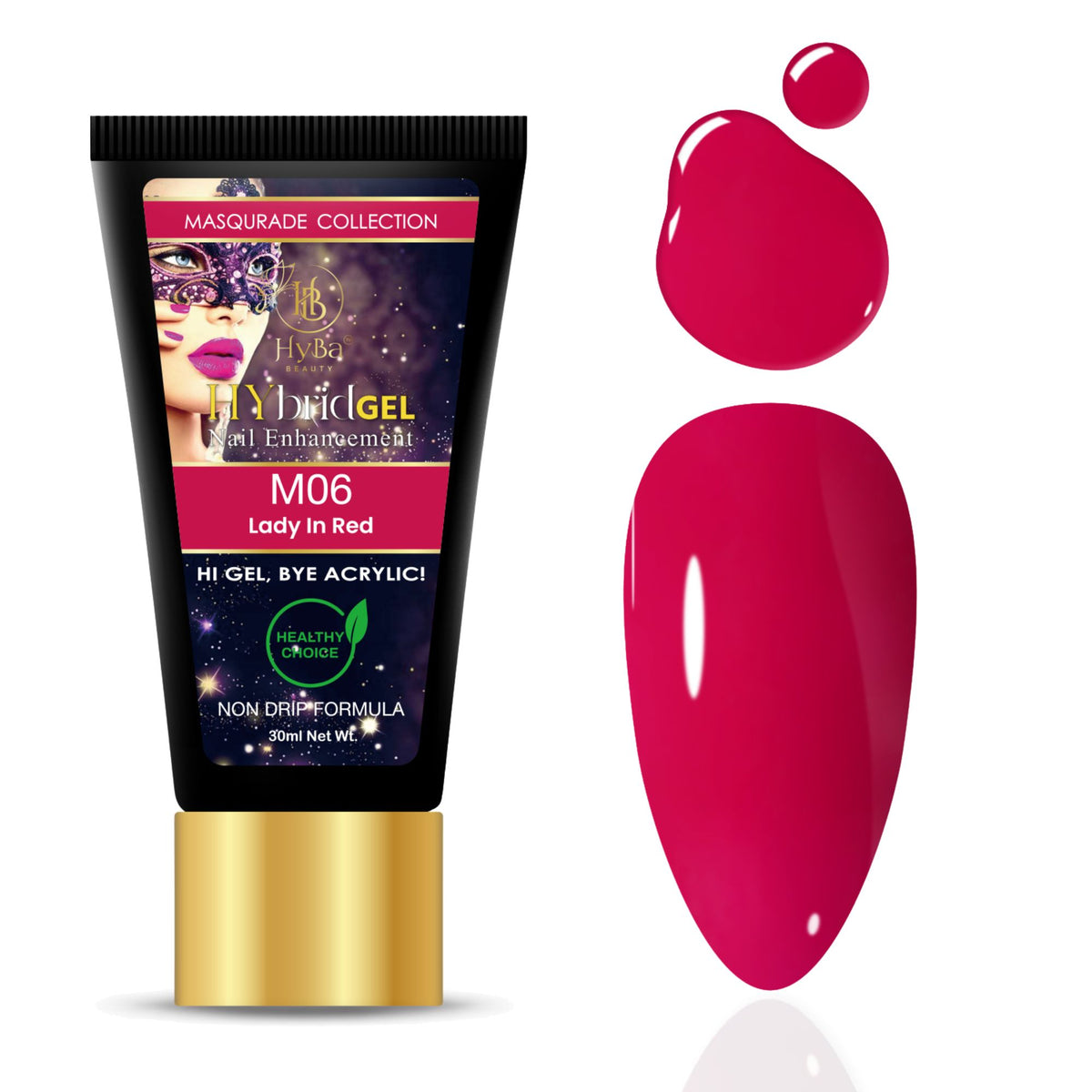 Hybrid Gel - HyGEL® 30ml  / #M06 Lady In Red