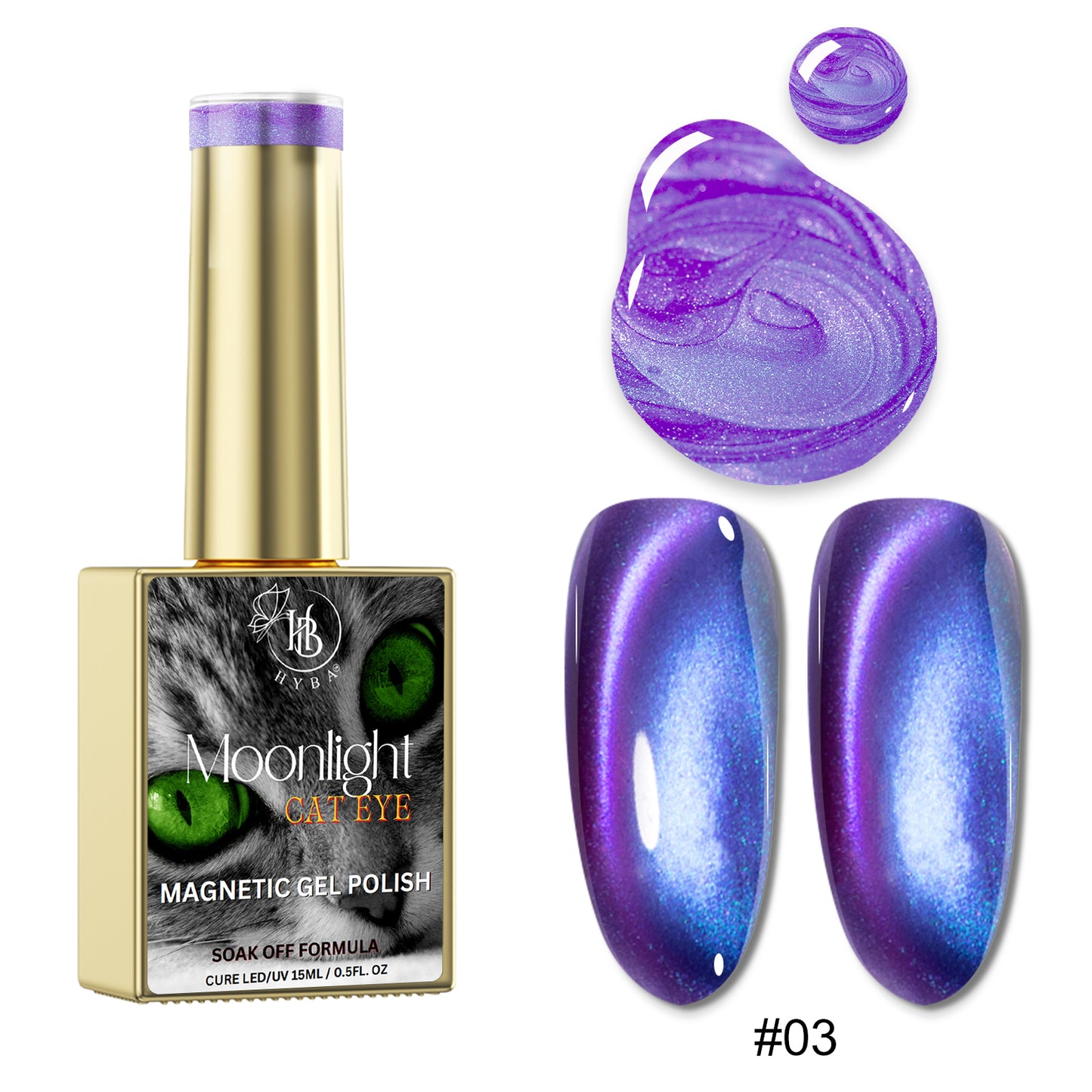 MOONLIGHT Cat Eye Collection - Magnetic Gel Polish